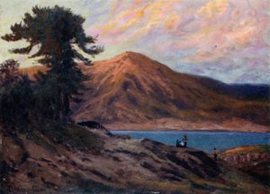 Pins sur le lac Alumine - Ernest William Christmas